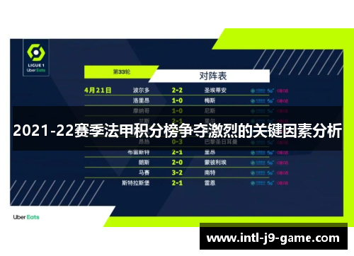 2021-22赛季法甲积分榜争夺激烈的关键因素分析